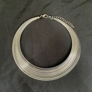 NWOT Adjustable Silver Necklace